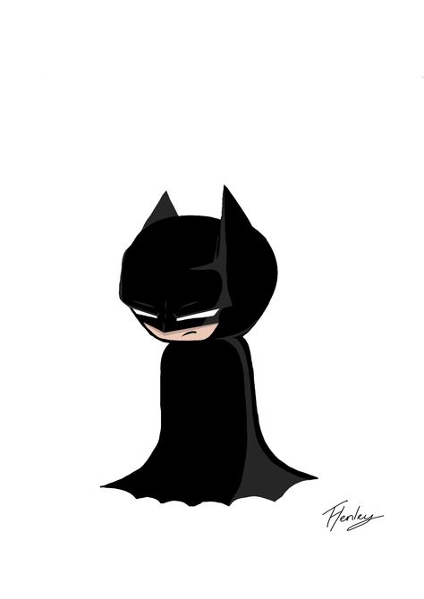 Batman Cartoon Art, Batman Fanart Cute, Batman Drawing Comic, Cute Batman Drawing, Batman Artwork Draw, Batman Artwork Illustrations, Batman Cartoon Drawing, Batman Cute, Cartoon Batman