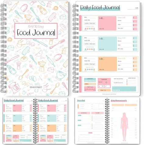 Easily tack your food, best dieting tracker available to buy!!! My 90 Day Food Journal: Daily Food Journal, 90 Day Meal Tracker & Planner, Fitness Diet Wellness Planner, Habit Tracker, Weight Loss Tracker, Nutrition Log, Daily Food Diary - A5 Colorful Sky #diet #tracker #weightloss #foodjournal Food Daily Planner, Daily Food Journal, Planner Habit Tracker, Meal Tracker, Diet Diary, Diet Tracker, Planner Fitness, Wellness Planner, Colorful Sky