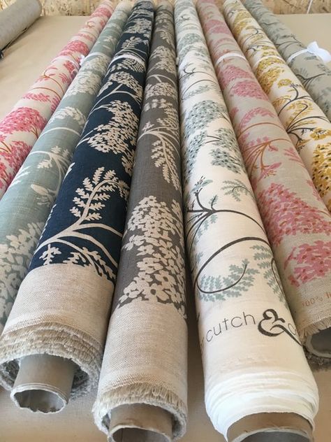 Hand Printed Linen, Printed Linen Fabric, Upholstery Diy, Ticking Fabric, Cotton Throw Blanket, Fabric Inspiration, Contemporary Interiors, Plant Dyes, Antique Linens