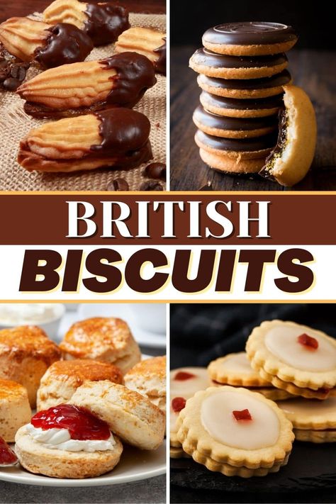 British Biscuits Afternoon Tea, English Cookie Recipes, English Buiscits Recipes, British Christmas Baking, British Shortbread Cookies, British Recipes Desserts, Great British Bake Off Recipes Desserts, Unusual Baking Recipes, British Tea Cakes Recipes