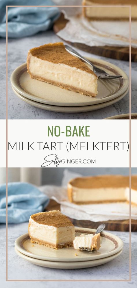 Biscuit Base Recipe, Melktert Recipe, Milk Tart Recipe, Condensed Milk Recipes Easy, Milktart Recipe, Condensed Milk Recipes Desserts, Condensed Milk Desserts, Milk Recipes Dessert, Easy Tart Recipes