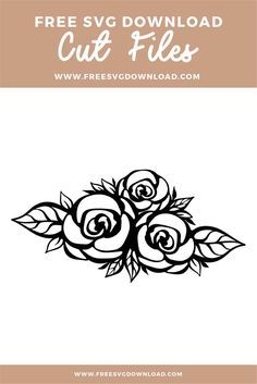 Flower Svg Files, Rose Svg, Cricut Svg Files Free, Floral Svg, Projets Cricut, Svg Downloads, Free Svg Files, Cricut Free, Flower Svg