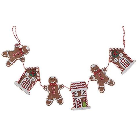 Gingerbread Garland, Candy Christmas Tree, Cookie Christmas, Gingerbread Christmas Decor, Raz Imports, Gingerbread Ornaments, Christmas Kitchen Decor, Garland Christmas, Gingerbread Cookie