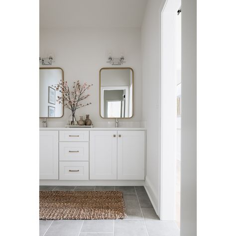 Dark grey tile bathroom