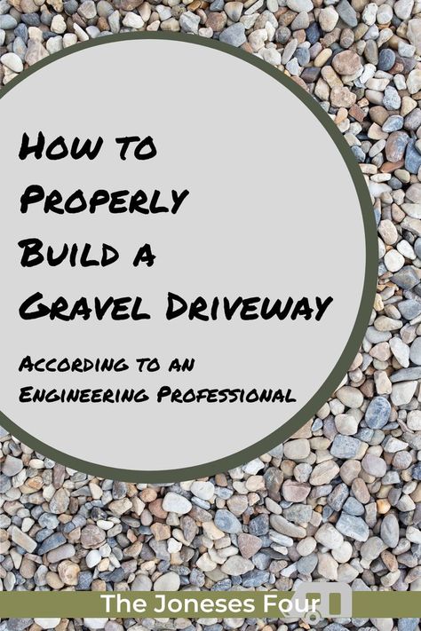 Boat Parking Pad Ideas, Pea Gravel Circle Driveway, How To Build A Driveway, Gravel Carport Ideas, Limestone Gravel Driveway, Gravel Grid Driveway, Gravel Carport, Road Base Driveway, Driveway With Parking Pad