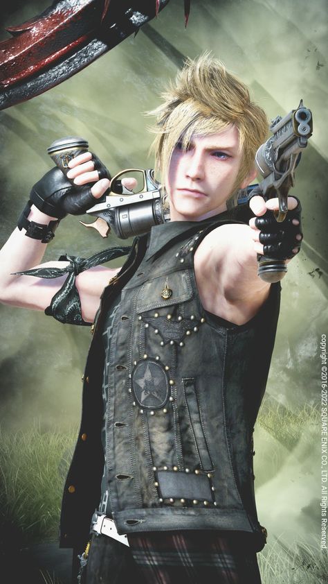 Prompto Ffxv, Final Fantasy Xv Prompto, Prompto Argentum, Cloud Strife, Final Fantasy Xv, Square Enix, Final Fantasy Vii, Video Game Characters, Anime Ships