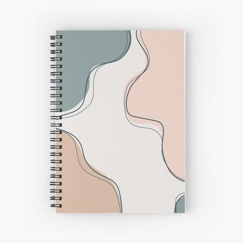 Cute Design For Notebook, Painted Covers Notebooks, Aesthetic Design Notebook, Notebook Designs Pages, How To Design Notebook, Drawing Of Notebook, Notebook Ideas Cover Design Diy Aesthetic, Art For Notebooks, Cute Covers For Notebooks