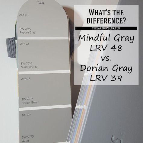 Sw Mindful Gray, Mindful Gray Sherwin Williams, Gray House Exterior, Interior Paint Colors Schemes, Sherwin Williams Gray, Mindful Gray, Repose Gray, Grey Exterior, Grey Paint