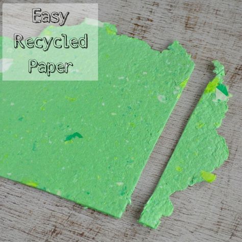 How to Make your Own Recycled Paper without a Mold or Deckle - EASY! Make Recycled Paper, Cast Paper, Recycled Paper Crafts, Paper Mache Crafts, Diy Recycle, Recycled Crafts, Free Sample, How To Make Paper, Paper Projects