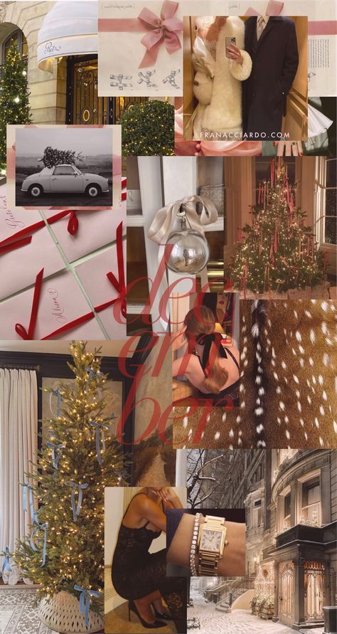 December Moodboard (Desktop Winter Vision Board Wallpaper, December Mood Board Aesthetic, Moodboard New Year, New Years Mood Board, December Collage Wallpaper, December Ipad Wallpaper, Christmas Calendar Wallpaper, December Vision Board, Holiday Aesthetic Wallpaper