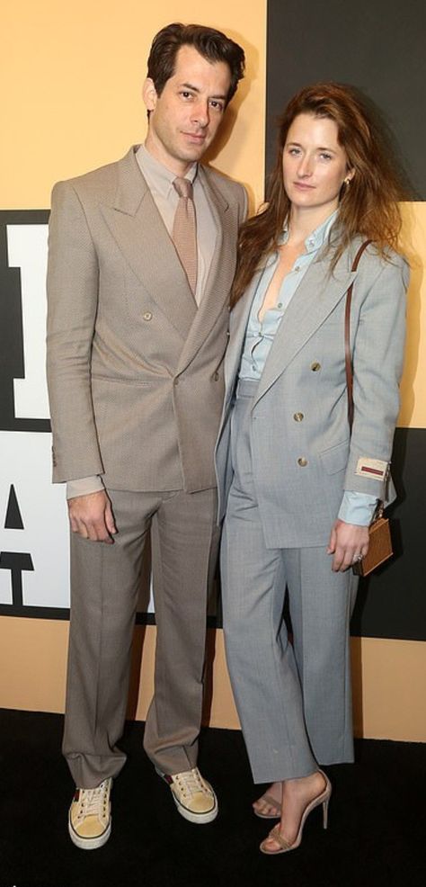 Mark Ronson & Grace Gummer 2021 Mark Ronson Style, Grace Gummer, Red Carpet Couples, Mark Ronson, Celebrity Red Carpet, Double Breasted Suit, Double Breasted Suit Jacket, Double Breasted, Red Carpet