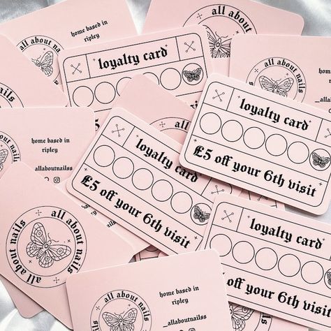 Stamp Cards Loyalty, Loyalty Stamp Card Design, Stamp Card Loyalty, Loyality Cards Design, Loyalty Cards Design, Customer Card Design, Cute Loyalty Card, Loyalty Card Design Creative, Thanks Card For Customer Design