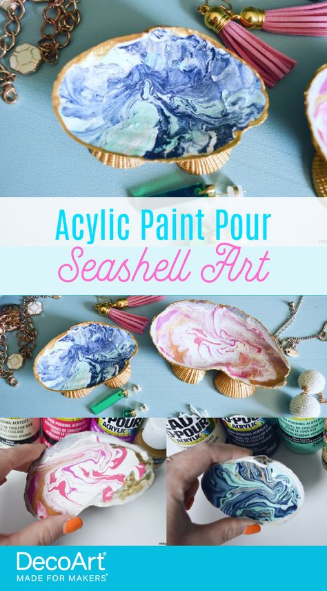 How To Paint Shells, Oyster Shell Painting Ideas, Painting On Shells Seashells Ideas, Seashell Art Painting, Seashell Painting Acrylic, How To Paint Seashells, Painting Shells, Painting Seashells, How To Paint Seashells With Acrylic Paint