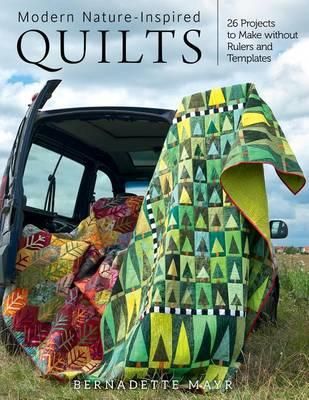 Modern Nature-Inspired Quilts by Bernadette Mayr | Angus & Robertson Bookworld | Books - 9781574218602 Backpack Pattern Sewing, Backpack Sewing, Quilt Modernen, Graphic Motif, Quilted Tote Bags, Tree Quilt, Contemporary Quilts, Free Quilting, Pdf Sewing Patterns