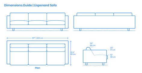 Originally designed by architect Neil Logan as a commission piece for an art collector, the Lispenard Sofa is the precursor to the 2018 Lispenard Sofa Collection. With its notably low profile, standing at a mere 26”, the pitched back and seat of this sofa make it exceptionally comfortable. Downloads online #furniture #couches #sofas #livingroom #design Furniture Dimensions Standard Cm, Sofa Elevation Drawing, Couch Dimensions Cm, Sofa Elevation, Sofa Dimensions Cm, Sofa Plan, Modern Living Room Colors, Furniture Details Drawing, Floor Plan Symbols