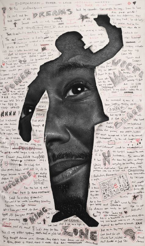 Ken Nwadiogbu, Grid Inspiration, Hyperrealistic Art, Gcse Art Sketchbook, Creation Art, Mixed Media Photography, Collage Art Mixed Media, Arte Inspo, Identity Art