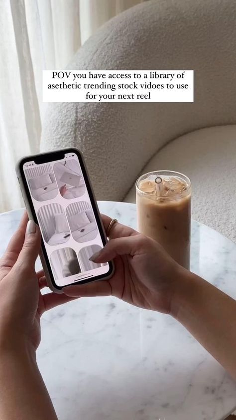 Aesthetic Stock Videos For Your Socials | Social Stocks #InstagramReelsTemplate #instagramreeltemplatefree #instagramreeltemplateaesthetic Tiktok Content Ideas, Tiktok Ads, Tiktok Content, Type Of Content, Aesthetic Content, Social Media Marketing Business, Creative Business Owner, Business Video, Social Media Video