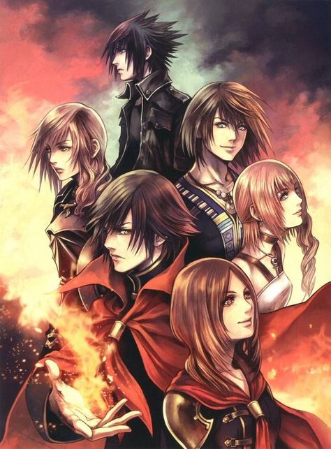 FF type-0, FF 13, FF 15, FF 13-2 Final Fantasy Type 0, Final Fantasy Xiii, Tetsuya Nomura, Final Fantasy Collection, Kingdom Hearts Art, Final Fantasy Artwork, Final Fantasy X, Final Fantasy Art, Art Manga