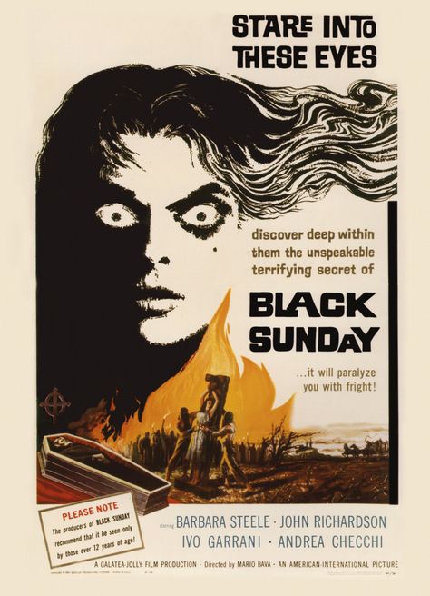 Barbara Steele, Sunday Movies, Indie Movie Posters, Hollywood Photo, Horror Posters, Retro Horror, Indie Movies, Classic Horror Movies, Horror Movie Posters