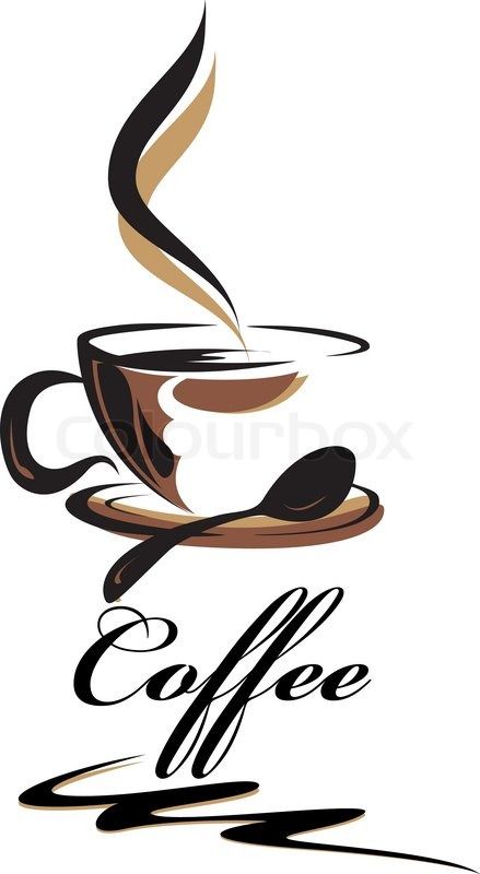 Coffee Designs Art, Coffee Poster Design, Coffee Shop Logo Design, Coffee Artwork, Coffee Cup Art, Coffee Music, Coffee Shop Logo, Coffee Sign, Coffee Drawing