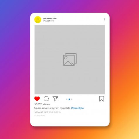 Social media instagram post template Fre... | Free Psd #Freepik #freepsd #banner #heart #template #phone Instagram Post Mockup, Logo Real Madrid, Instagram Posts Template, Caption Ig, Template Instagram Post, Instagram Mockup, Instagram Post Design, Logo Luxury, Heart Template