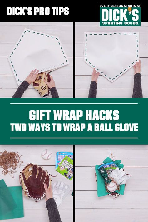 How To Wrap A Baseball Bat As A Gift, Creative Wrapping, Gift Wrapping Techniques, How To Wrap, Gift Wrap Box, Simple Gift Wrapping, Bottle Wrapping, Simple Gift, Baseball Gifts