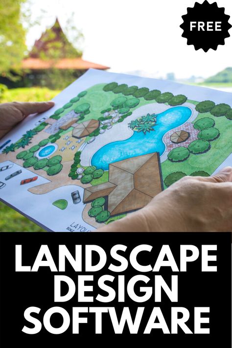 Landscape Design Program, Free Landscape Design Software, Large Yard Landscaping, Free Landscape Design, Garden Design Software, Architecture Site, Landscape Design Software, Garden Escape, Backyard Design Layout