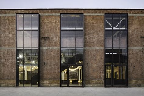 Gallery of 'Re-Veil' Factory Regeneration / Superimpose Architecture  - 3 Factory Facade Design, Factory Facade, Renovation Facade, Industrial Facade, House Minimalist, Architecture Renovation, Retail Facade, Factory Architecture, China Architecture