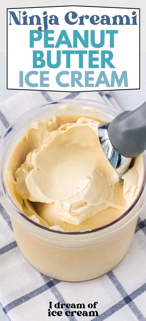 Ninja Creami Peanut Butter, Peanut Butter Ice Cream Recipe, Ice Cream Maker Recipes Healthy, Ninja Ice Cream Recipe, Protein Ice Cream Recipe, Healthy Ice Cream Recipes, Butter Ice Cream, Healthy Food Habits, Ice Cream Maker Recipes