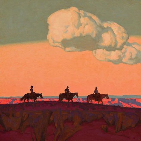 Exquisite Paintings Capture Tranquility of American Southwest Western Artwork, Western Landscape, Western Paintings, Southwestern Art, Desert Painting, Cowboy Art, Southwest Art, American Southwest, Art Et Illustration