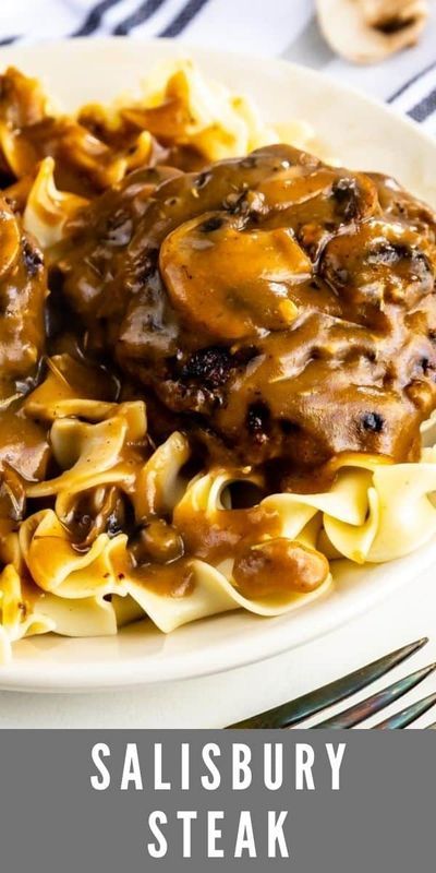 Salisbury Steak Easy, Homemade Salisbury Steak, Egg Noodle Recipes, Salisbury Steak Recipes, Beef Patties, Easy Main Dishes, Random Recipes, Dinner Chicken, Salisbury Steak