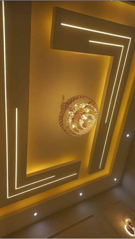 Pop Design For 3 Bhk, Pop Ceiling Lighting Ideas, Home Pop Design Hall New, New Ceiling Design Living Rooms 2024, Pop Design With Profile Light, Ceiling Pop Design For Hall, Pop For Living Room Ceiling, Profile Light Pop, Celing Roof Design Living Room Simple