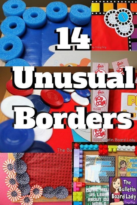 14 Unusual Bulletin Board Boarders Pool noodles, cupcake papers, LEGOS?  These unusual and incredibly fabulous border ideas are easy to do.  WARNING: Using these in a hallway may cause major student traffic problems as everyone stops to take a look! Boarders For Bulletin Boards, Room Door Ideas, Cupcake Papers, Work Bulletin Boards, Library Bulletin Board, Preschool Bulletin, Church Bulletin Boards, Library Bulletin Boards, Preschool Bulletin Boards