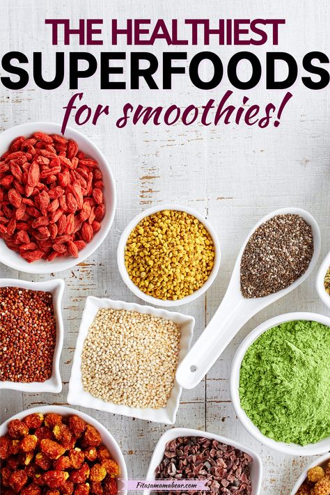 Super Healthy Smoothies, Best Superfoods, Healthy Superfoods, Food Education, Nutritious Smoothies, Superfood Recipes, Superfood Smoothie, Superfood Powder, Healthy Diet Tips