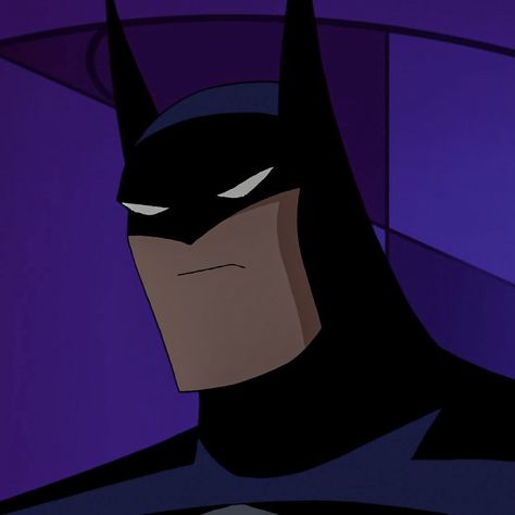 Batman Aesthetic Cartoon, Bruce Wayne Cartoon, Bat Man Cartoon, Batman Profile Pic, Batman Pfp Aesthetic, Bruce Wayne Animated, Batman Profile Picture, Batman Pfps, Batman Animation