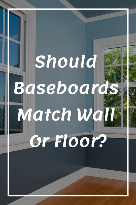 Learn about interior design basics with our helpful guide on whether baseboards should match the wall color or floor color. This essential tip will help you achieve a cohesive and stylish look in your space. Discover the best option for your home decor today! Cottage Baseboards And Trim, Coloured Baseboards, Colourful Baseboards, Wood Floor Trim Ideas Baseboards, Tile Baseboard Living Room, Color Trim Interior Baseboards, Baseboard And Wall Same Color, Dark Trim Interior Baseboards, Baseboard Trim Colors