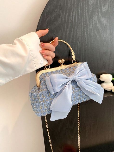 2023 New Arrival Glittering Chain Evening Bag For Women, Fashionable Elegant Clutch, Handbag, Shoulder Bag, Crossbody Bag, Zipper ClosureI discovered amazing products on SHEIN.com, come check them out! Modern Clutch, Fancy Clutch, Statement Clutch, Bow Bag, Evening Handbag, Crossbody Bag Women, Evening Clutch Bag, Evening Clutch, Square Bag