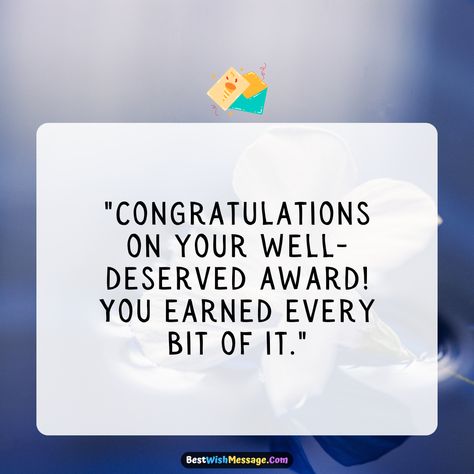 🎉🏆 Elevate your celebrations with heartfelt congrats on winning an award! ✨ Let your loved ones feel appreciated with our customizable messages. #Congratulations #AwardWinner #CelebrateSuccess 🌟 Award Quotes, Graduation Congratulations Quotes, Congratulations Message, Congratulations Images, Congratulations Quotes, Teacher Awards, Graduation Congratulations, Hearty Congratulations, School Awards