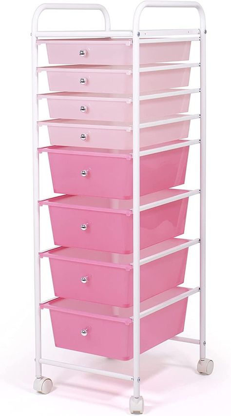 I use this to organize my products for my small business. Not only is it cute but it fits everything perfectly Drawer Cart, Rolling Utility Cart, Office Makeup, Cart With Wheels, Rolling Storage Cart, Rolling Storage, Rolling Cart, Plastic Drawers, Storage Cart