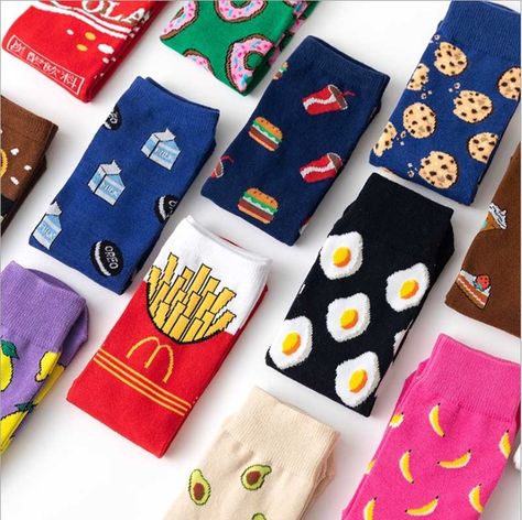 Wish - Shopping Made Fun Food Socks, Cartoon Socks, Cute Egg, Harajuku Women, Japanese Harajuku, Sock Outfits, Funky Socks, Stylish Socks, Sock Drawer