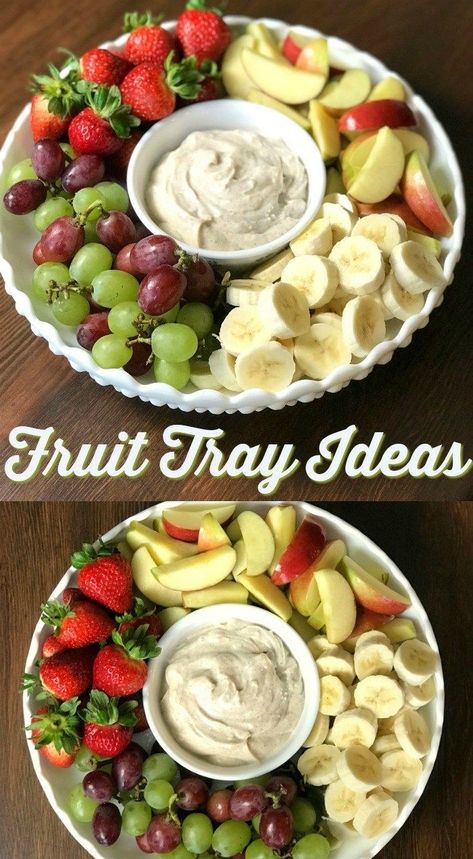 Fruit trays are one of my favorite things to take along to big parties and potlucks.  People of all ages enjoy some type of fruit and this fruit dip is so easy.  In this post I will share tips and ideas for How to Make a Fruit Tray! #fruit #fruitdip Fruit Tray Ideas For Wedding, Deli Platter, Fruits Table, Fruit Platter Ideas, Fruit Tray Ideas, Fruit Platter Ideas Party, Party Bread, Fruit Dips, Fruit Table