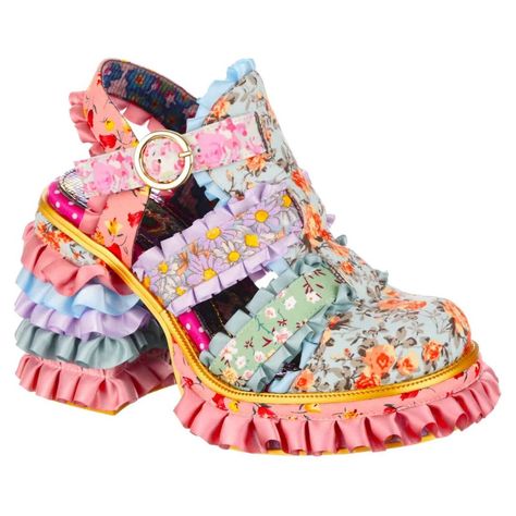 Block High Heels, Happy Shoes, Irregular Choice Shoes, 70s Inspired Fashion, Kicks Shoes, Funky Shoes, Irregular Choice, Shoe Inspo, Walk This Way