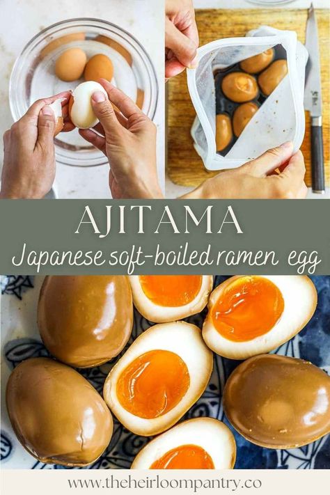 Asian Egg Recipe, Ramen Egg Recipe, Ramen Eggs, Ramen Toppings, Ramen Egg, Boiled Egg Diet, Egg Recipe, Egg Diet, Japanese Cooking