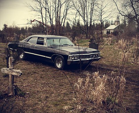 Chevy Impala 1967. What would this board be without it. (yes, I am a huge Supernatural fan....) Chevy Impala 1967, Supernatural Playlist, Impala Supernatural, Chevrolet Impala 1967, Impala 1967, Supernatural Impala, 67 Impala, Impala 67, Supernatural Baby