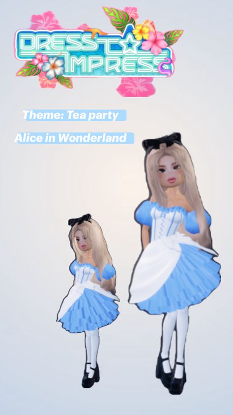 I dressed up as Alice with no VIP Yea Party, Vip Dress, Alice In Wonderland Dress, Outfit Ideas For Church, Latina Outfit, Smart Casual Menswear, Pumpkin Dress, Casual Menswear, Tea Party Theme