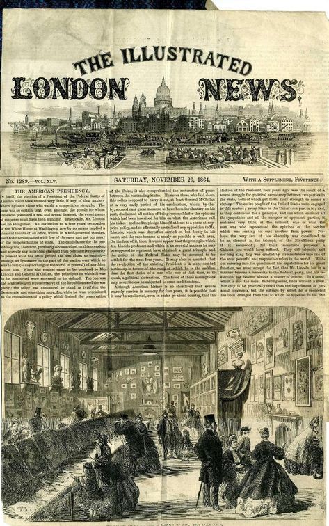 Illustrated_London_News_Front_Page Ancient Ireland, Aesthetic London, Painting Reference, Forgetting The Past, Vintage Papers, Art Invitation, Historical Newspaper, Sweeney Todd, Old Newspaper