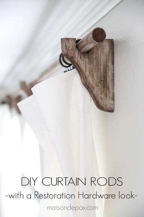 Fixer Upper Dining Room, Restoration Hardware Look, Magnolia Home Decor, Diy Curtain Rods, Fixer Upper Home, Restoration Hardware Inspired, Cute Dorm Rooms, Chip And Joanna Gaines, Diy Farmhouse Decor