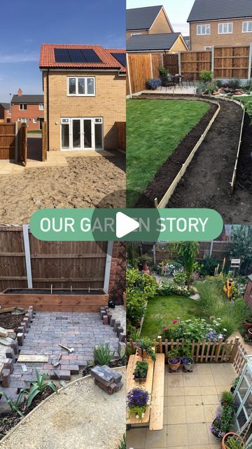 New Build Garden Design Uk, Garden New Build, New Build Cottage Garden, Kid Friendly Garden Ideas, New Build Garden Transformation, New Build Garden Design, Garden Design On A Budget, New Build Front Garden Ideas Uk, Newbuild Garden Ideas