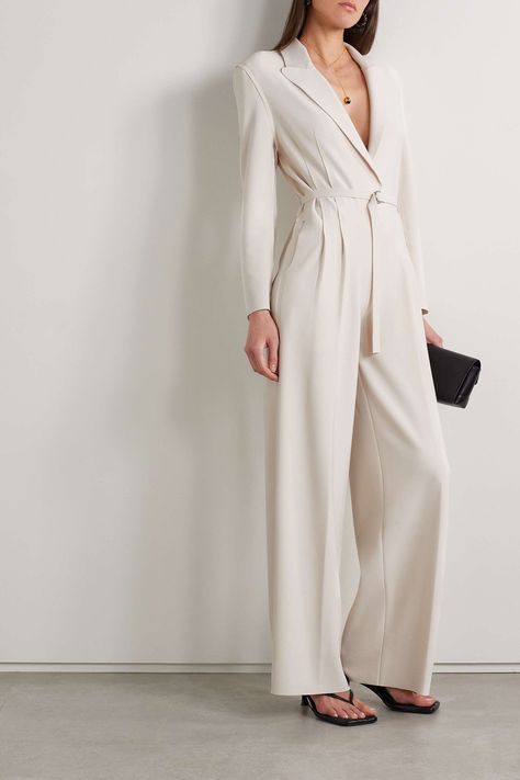 Beige Formal Dresses, Neutral Jumpsuit, Cream Jumpsuit, Flowy Jumpsuit, Tailored Jumpsuit, Jersey Jumpsuit, Designer Jumpsuits, Jumpsuit Outfit, Long Torso