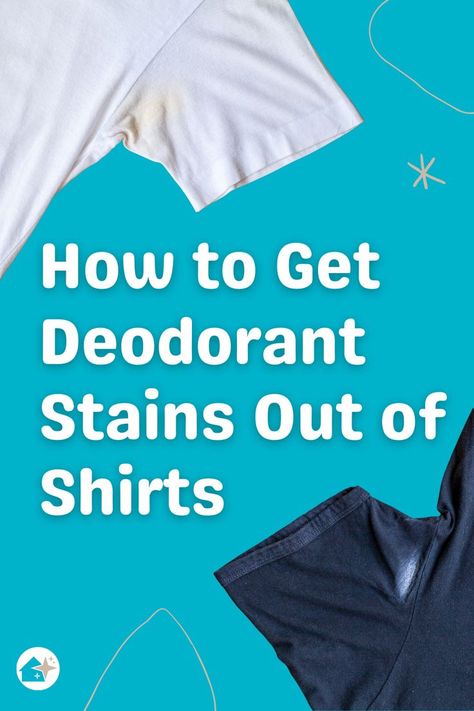 how to get deodorant stains out of shirts How To Clean Underarms, Remove Deodorant Stains, Stain Remover Clothes, Diy Stain Remover, Stain Removal Guide, Underarm Deodorant, Clean Deodorant, Paint Removal, Underarm Stains